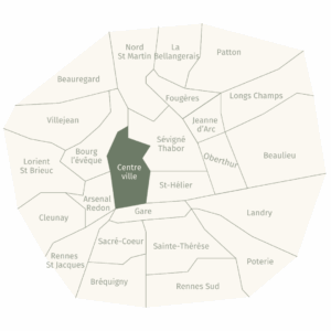 quartiers de Rennes