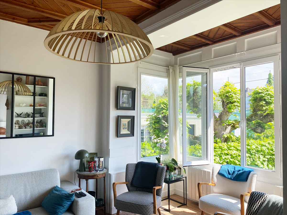 photo maison projet les arbres